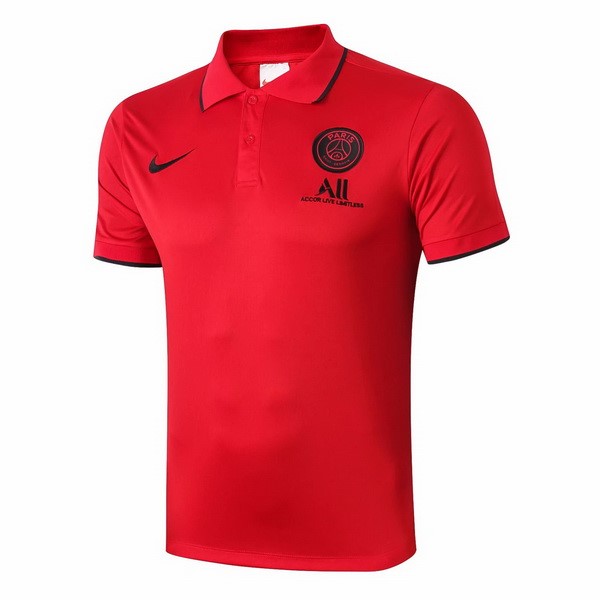 Polo Paris Saint Germain Negro Rojo 2019-20